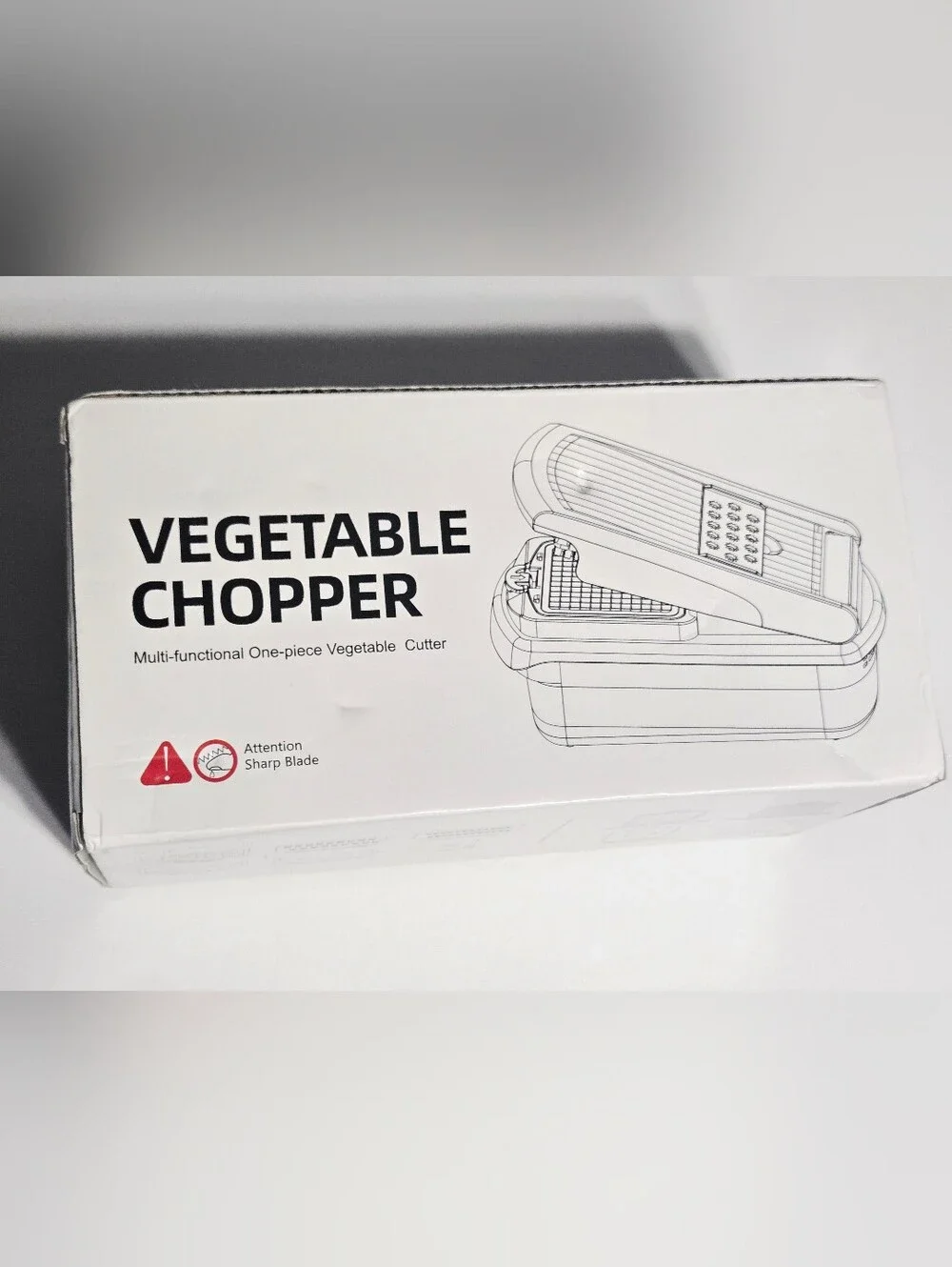Multi-Function Vegetable Chopper Slicer Dicer Grater with Container & Blades